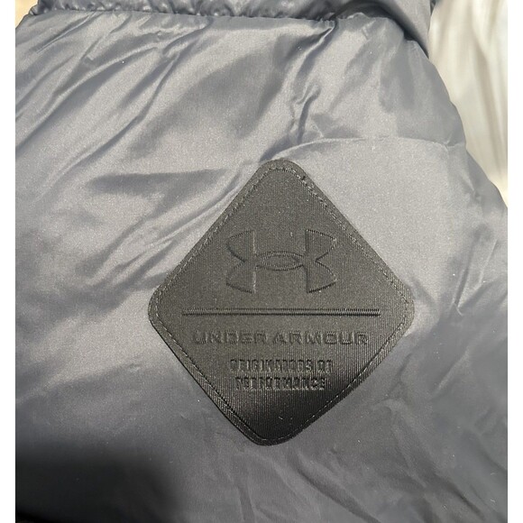 Under Armour $290 CGI Down Puffer Jacket Coat L 700 Fill ColdGear Winter Fall - Picture 6 of 11